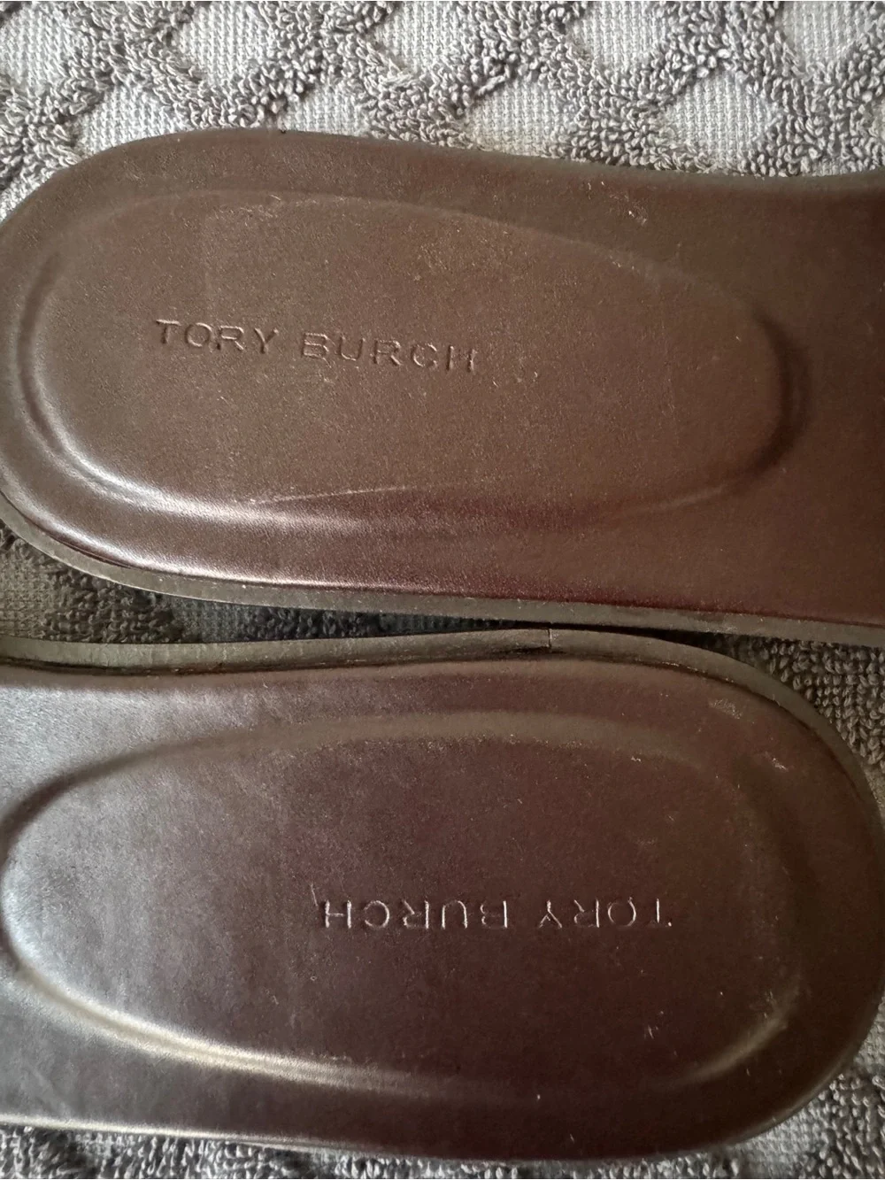 Tory Burch Ines Slide Toucan Red Leather Size 10.5